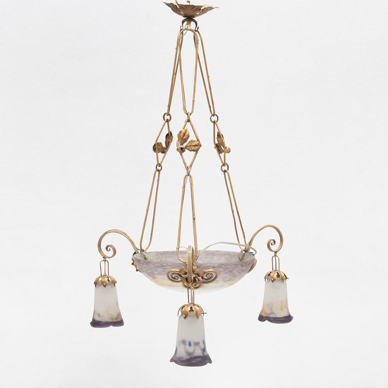 A jugend ceiling lamp, around 1900's.