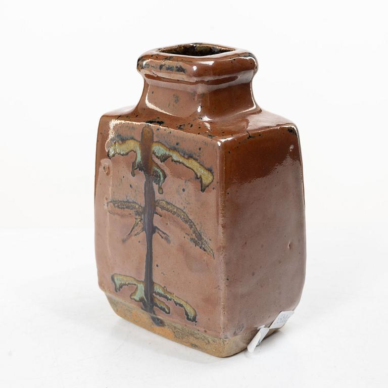 Shoji Hamada, attributed to, A stoneware vase, Japan, 1960s.