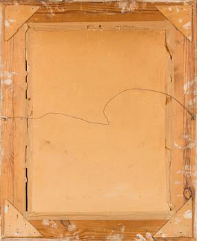 VÄINÖ KAMPPURI, oil on canvas fastened on board, signed.