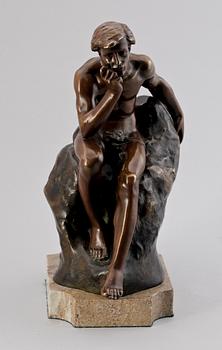 JULIEN MONIER, brons, sign.