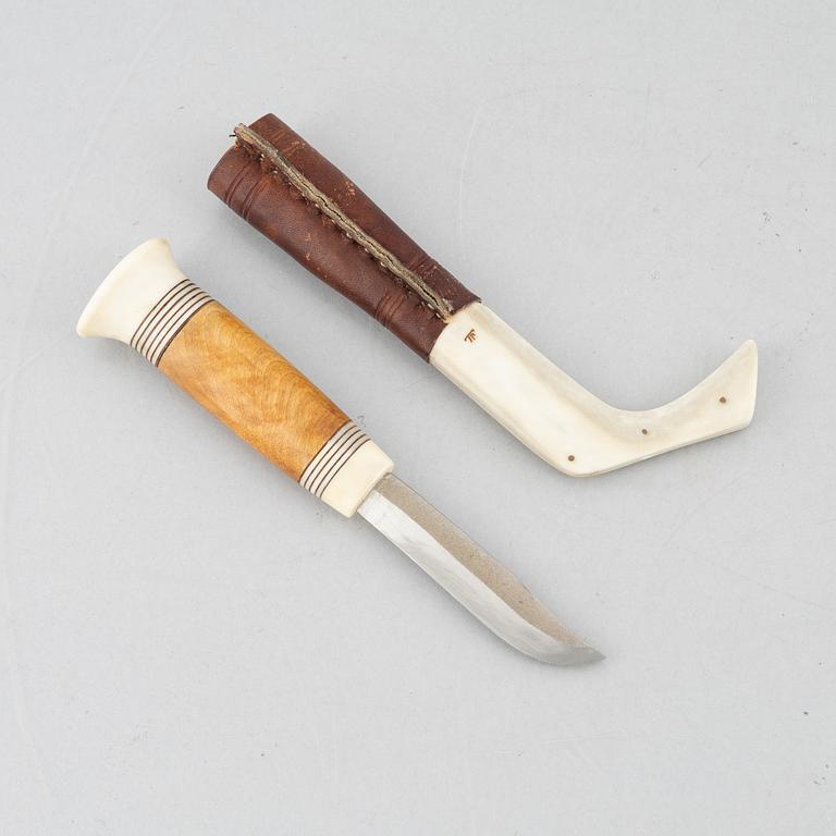 Torsten Fankki, a reindeer horn knife.