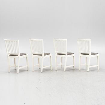 A set of four chairs, Leksandsstolen, late 20th Century.