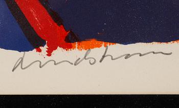 BENGT LINDSTRÖM, färglitografi, signerad och numrerad 39/90.