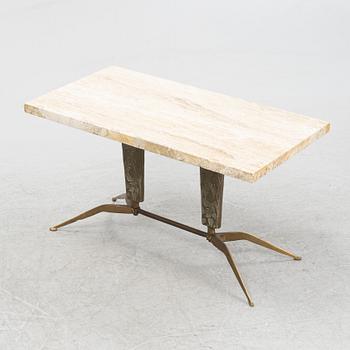 A stone top coffee table, Italy, mid 20th Century.