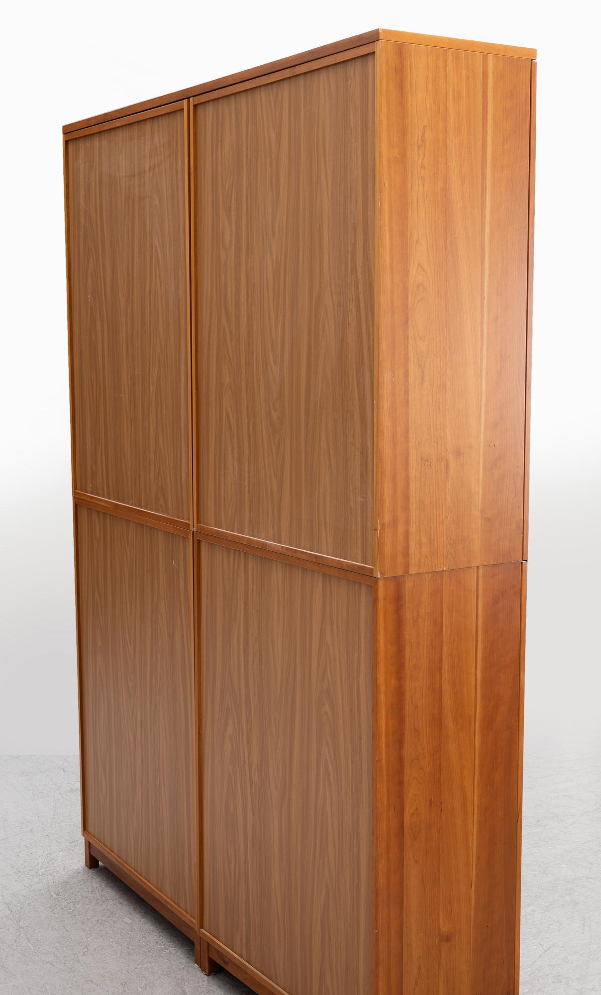 A four section book case, 21st century.