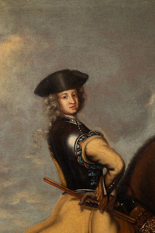 David von Krafft His studio, King Charles XII on horse back (1682-1718).