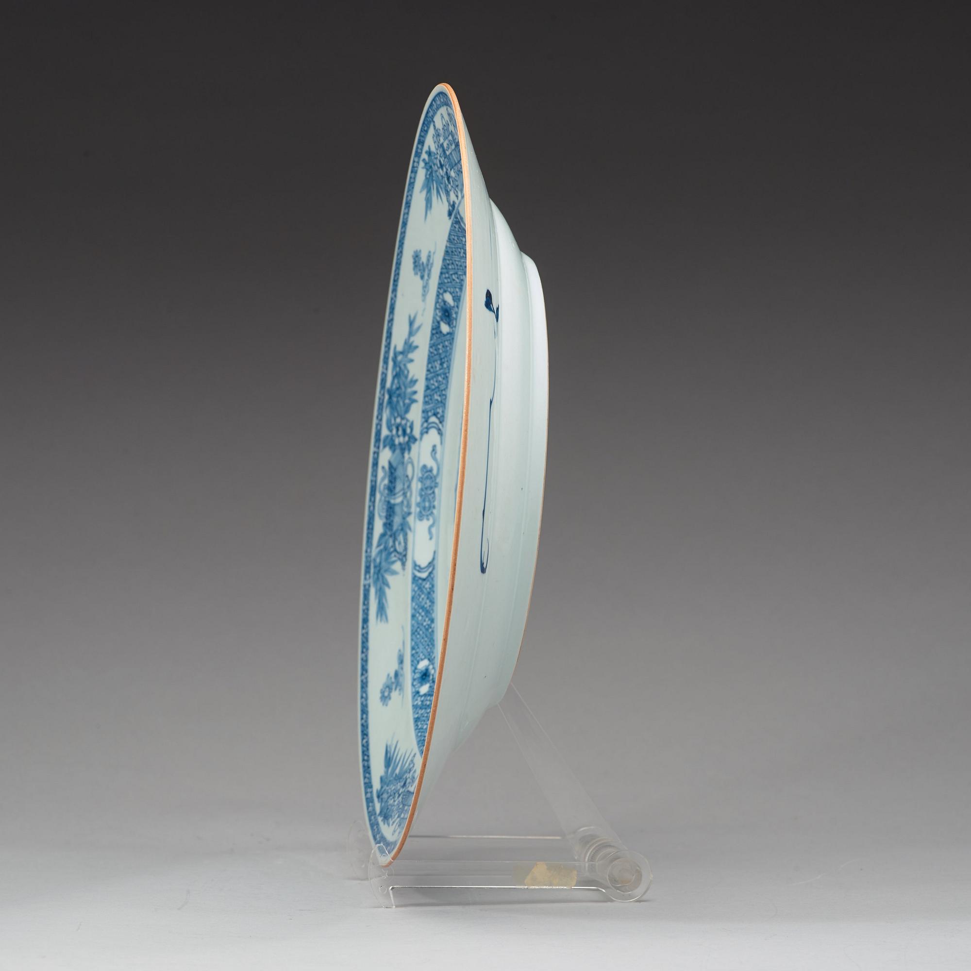 FAT, kompaniporslin. Qingdynastin, Yongzheng (1723-35).