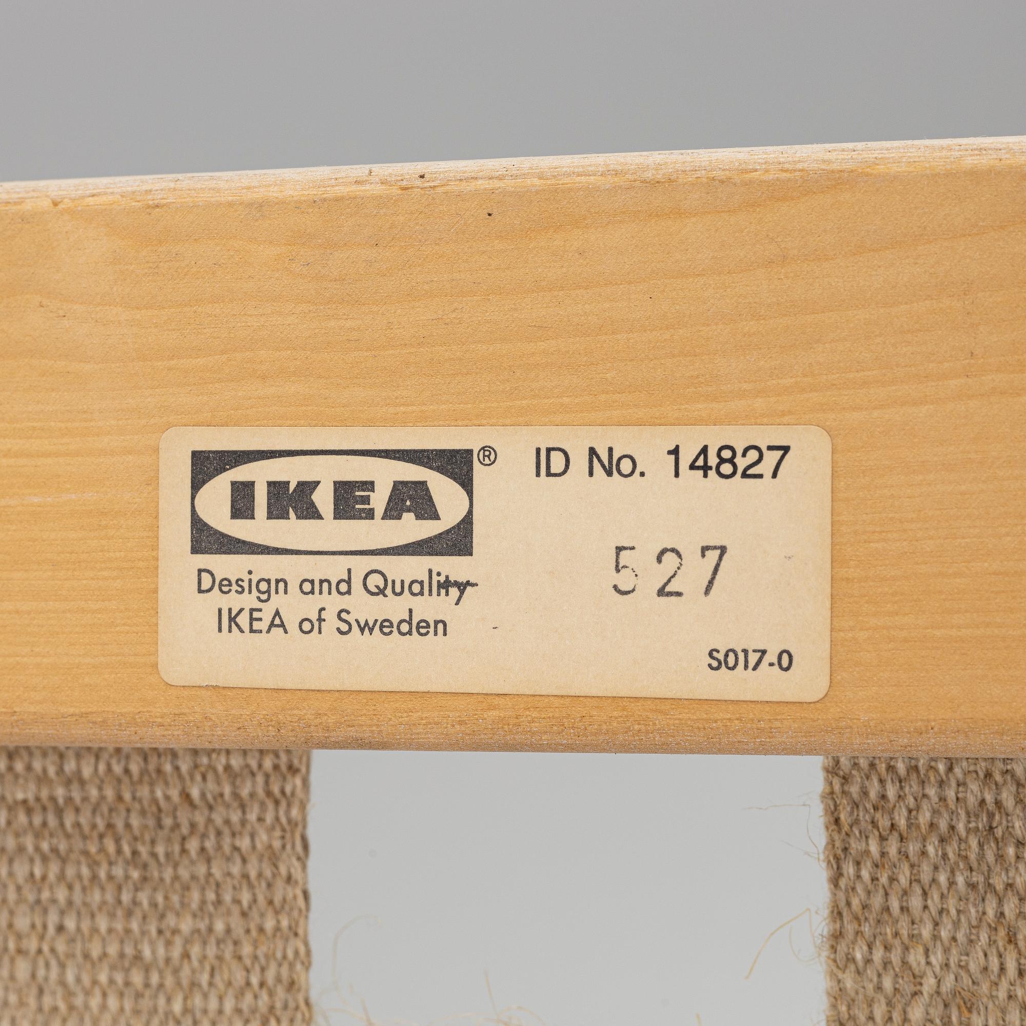 Fotpall, "Medevi Brunn", ur IKEAs 1700-talsserie, 1990-tal.