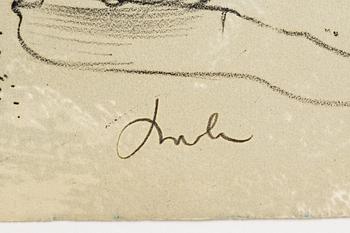 Djuric Miodrag Dado, 12 lithographs with portfolio. Each signed and numbered 9/75.