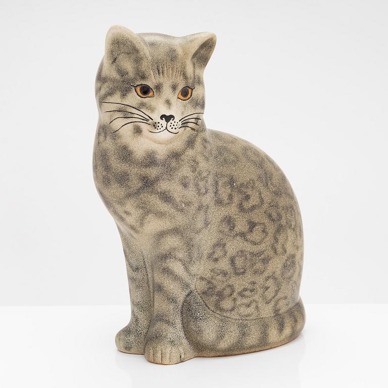 Lisa Larson, A cat figurine, K-Studio, Gustavsberg.