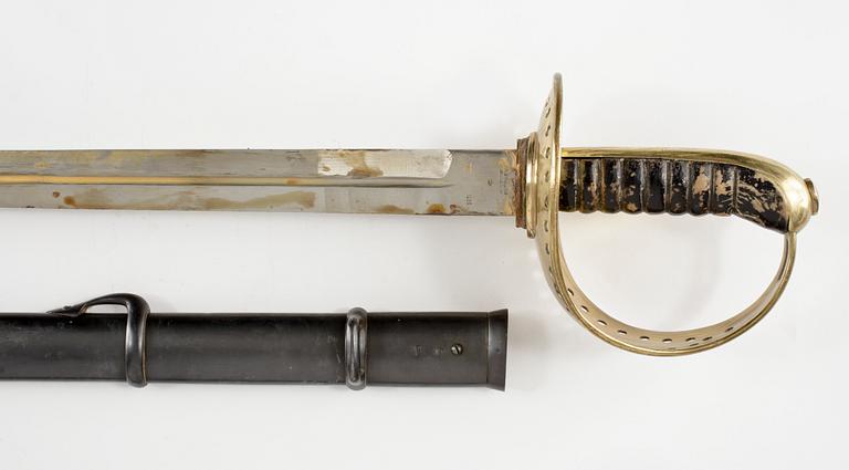 SABEL, Sverige m/1893, för kavalleriet, manskap.