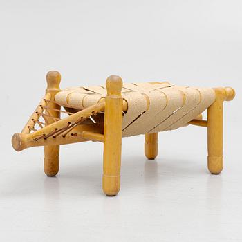 Erik Höglund, stool, "Grisen" (The Pig), Kopparfly, 1960s, provenance Sven Lundh.