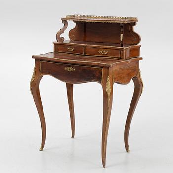 A desk with shelf, Rococo style, early 20th century.
