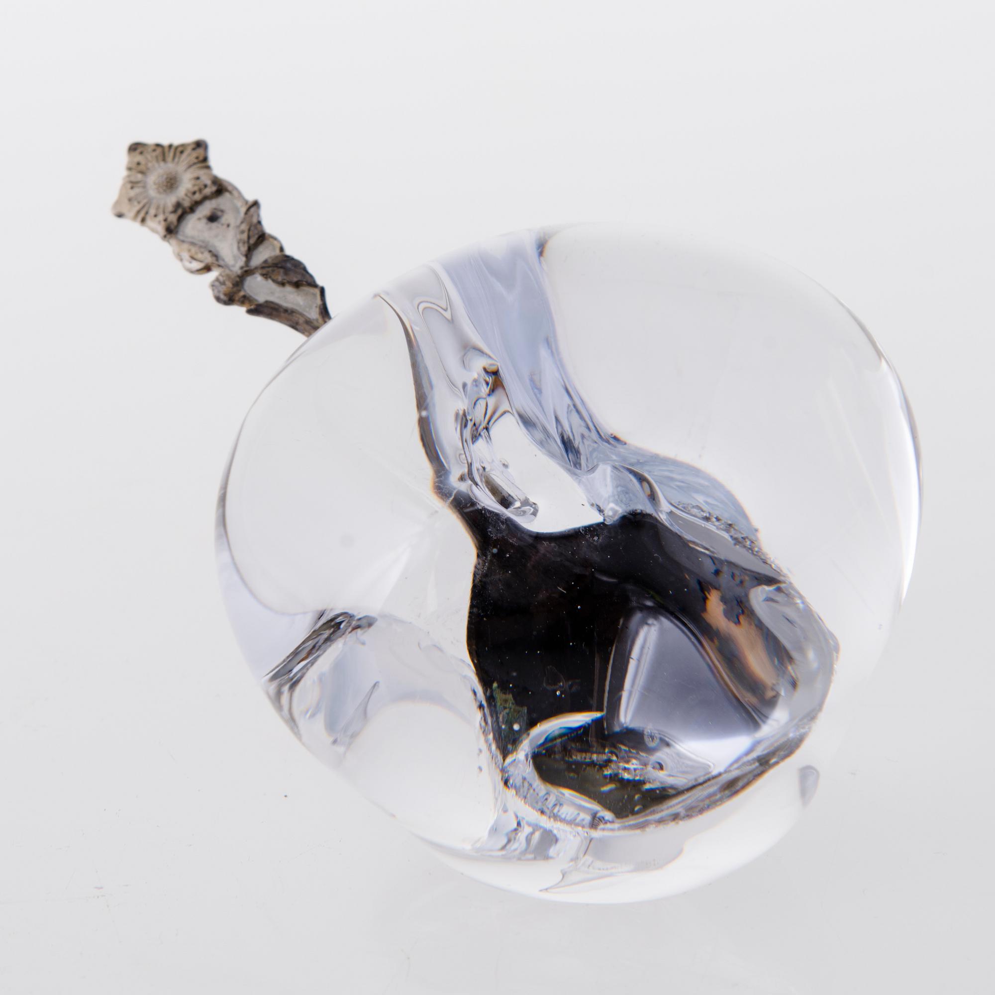 SINI MAJURI, glasskulptur, signerad Sini Majuri.