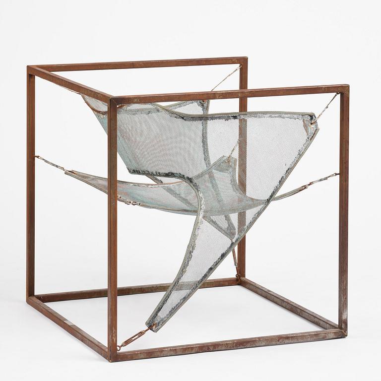 Sigurdur Gustafsson, a "Wind" easy chair/sculpture, ed. HC 4/5, Källemo, Värnamo, post 2003.