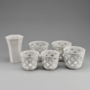 YTTERFODER, 5+1st, stengods, Gunnar Nylund, Rörstrand samt en Gustavsberg, 1900-talets andra hälft.