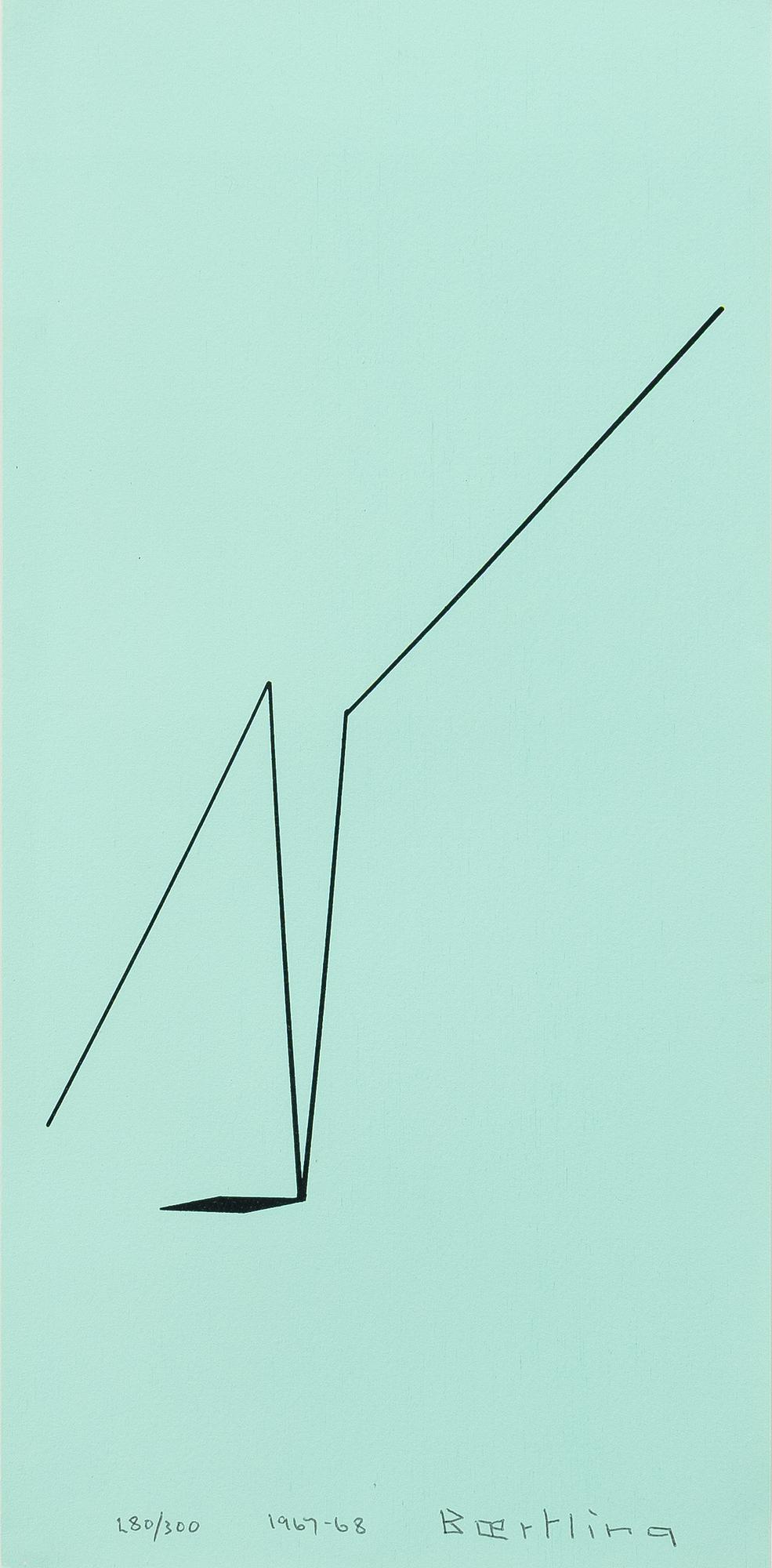 Olle Bærtling, "Xyya". From the suite: "The Angles of Open Form Infinite Space from Cinètisme to Open Form 1949–1968".