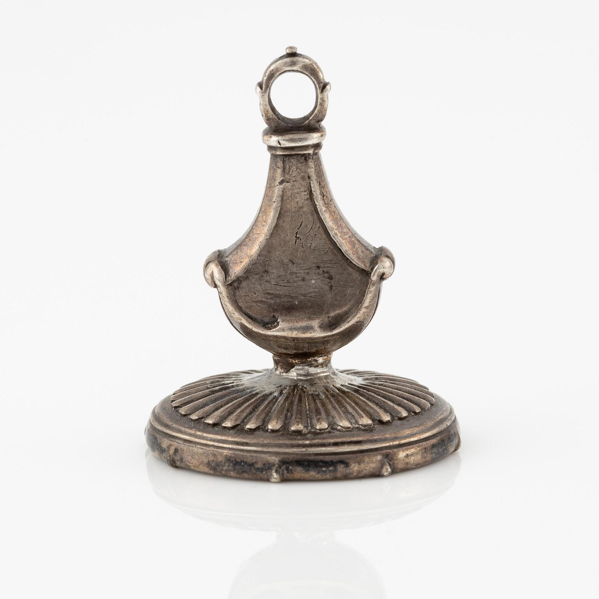 Seal for Claes Grill and Anna Johanna (I) Grill, mid-18th century.