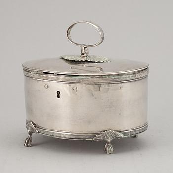 Petter Adolf Sjöberg, sockerskrin, silver, Stockholm 1812.