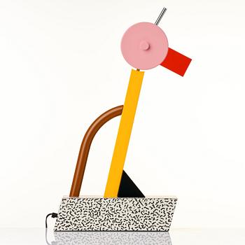 Ettore Sottsass, a "Tahiti", table lamp, Memphis, Milan, post 1981.