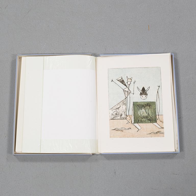 MAX ERNST, portfolio comprising 12 lithographs in colours, 1974, each signed in pencil and numbered 24/79,