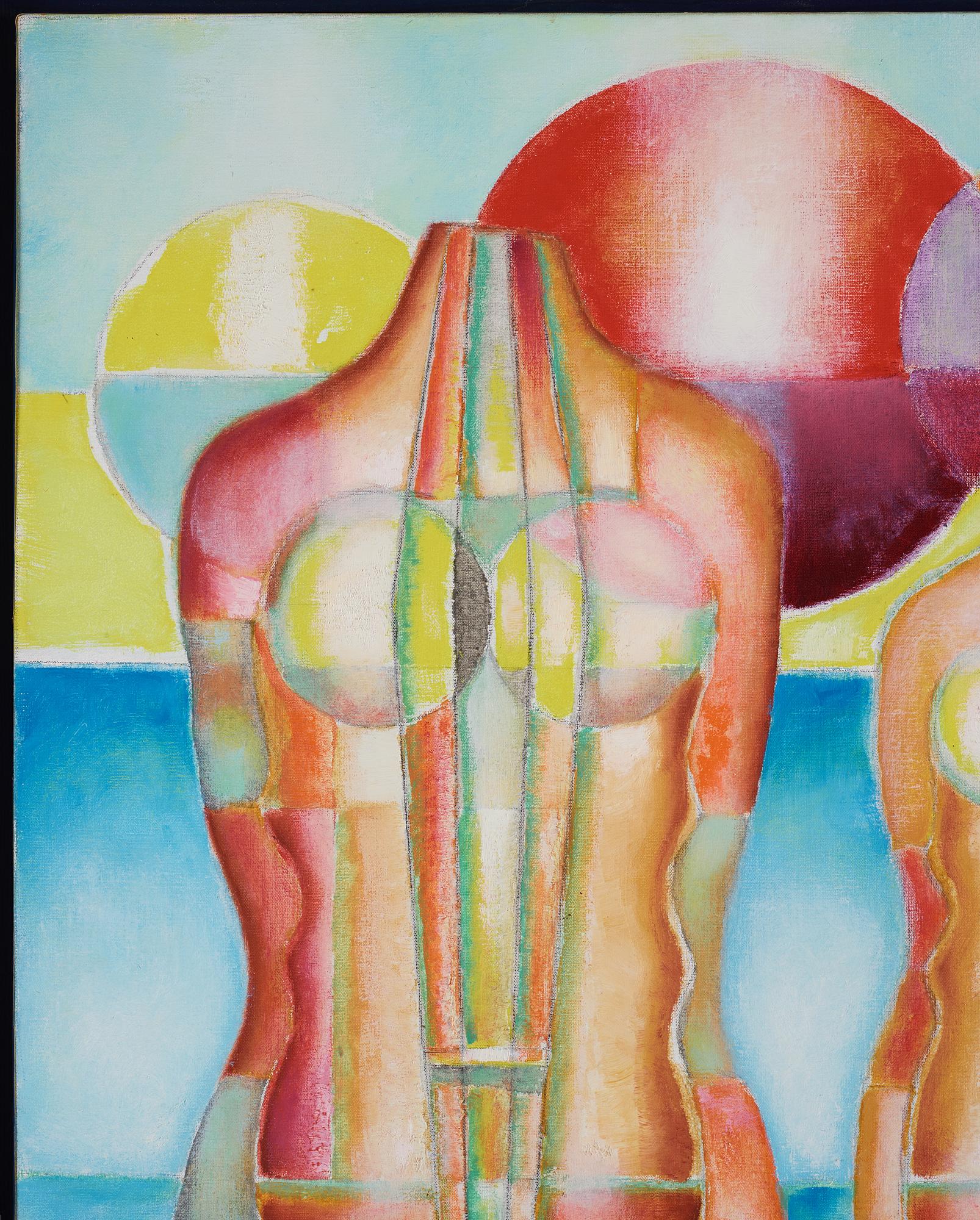 Erik Olson, oil on canvas, signed and dated -81.