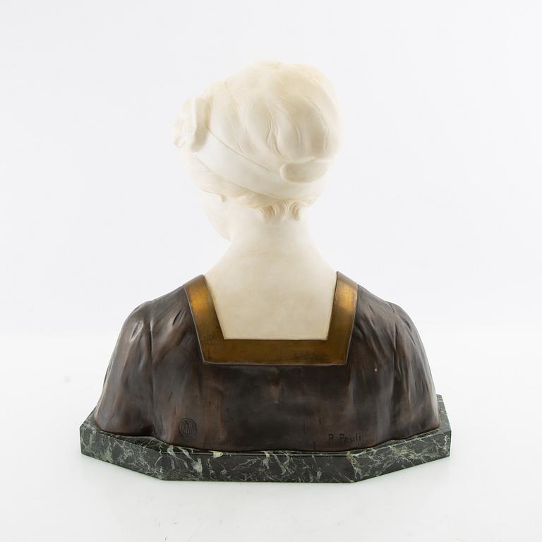 Richard Pauli, Sculpture Bust of a Young Woman.