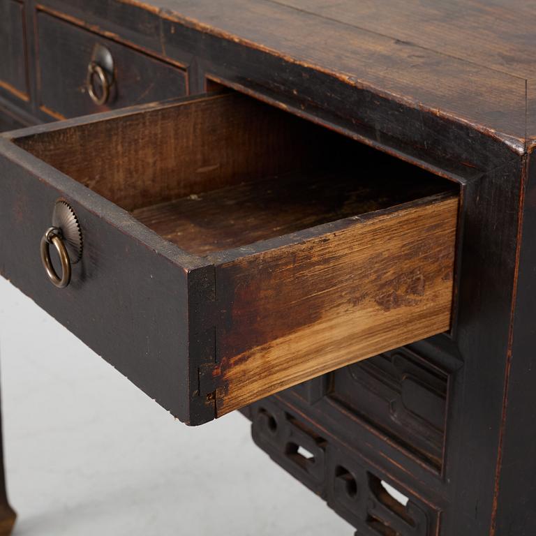 A hardwood sideboard, China, early 20th century.