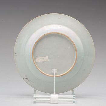 A set of five armorial plates, Qing dynasty, Qianlong (1736-95).