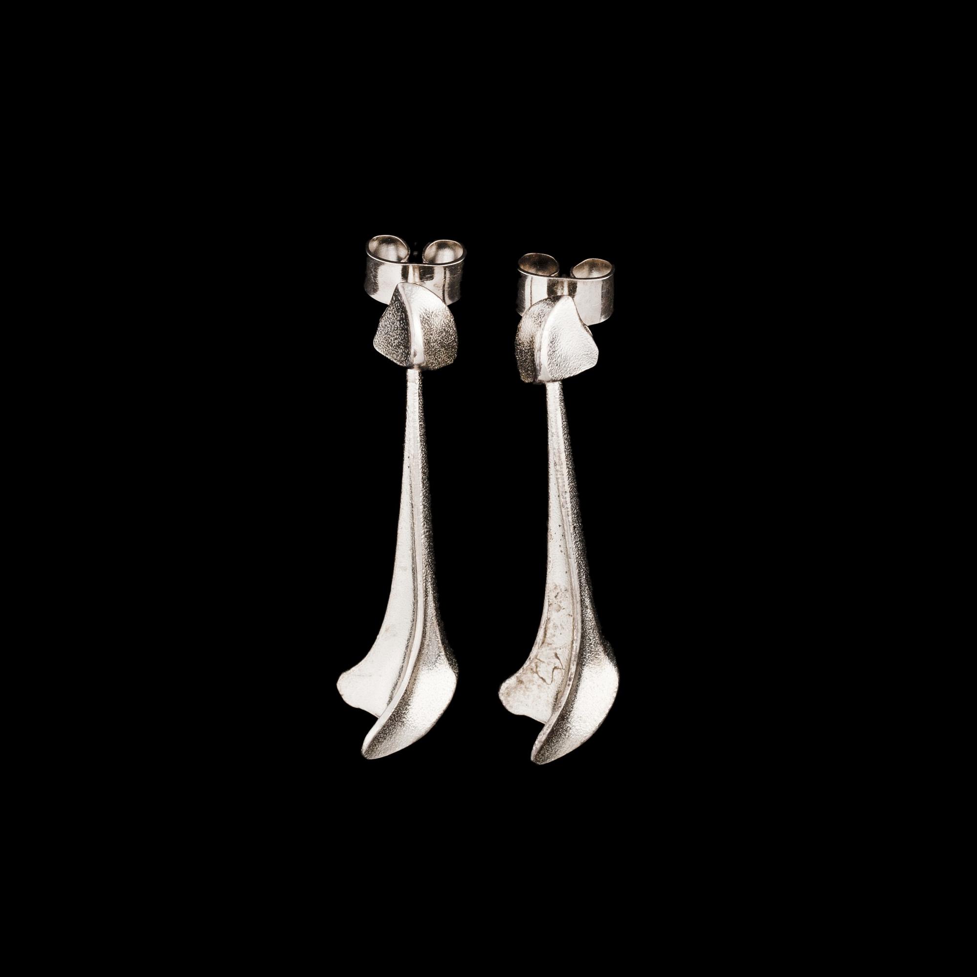 Zoltan Popovits, A PAIR OF EARRINGS "Calliope" sterling silver, Lapponia 1985.
