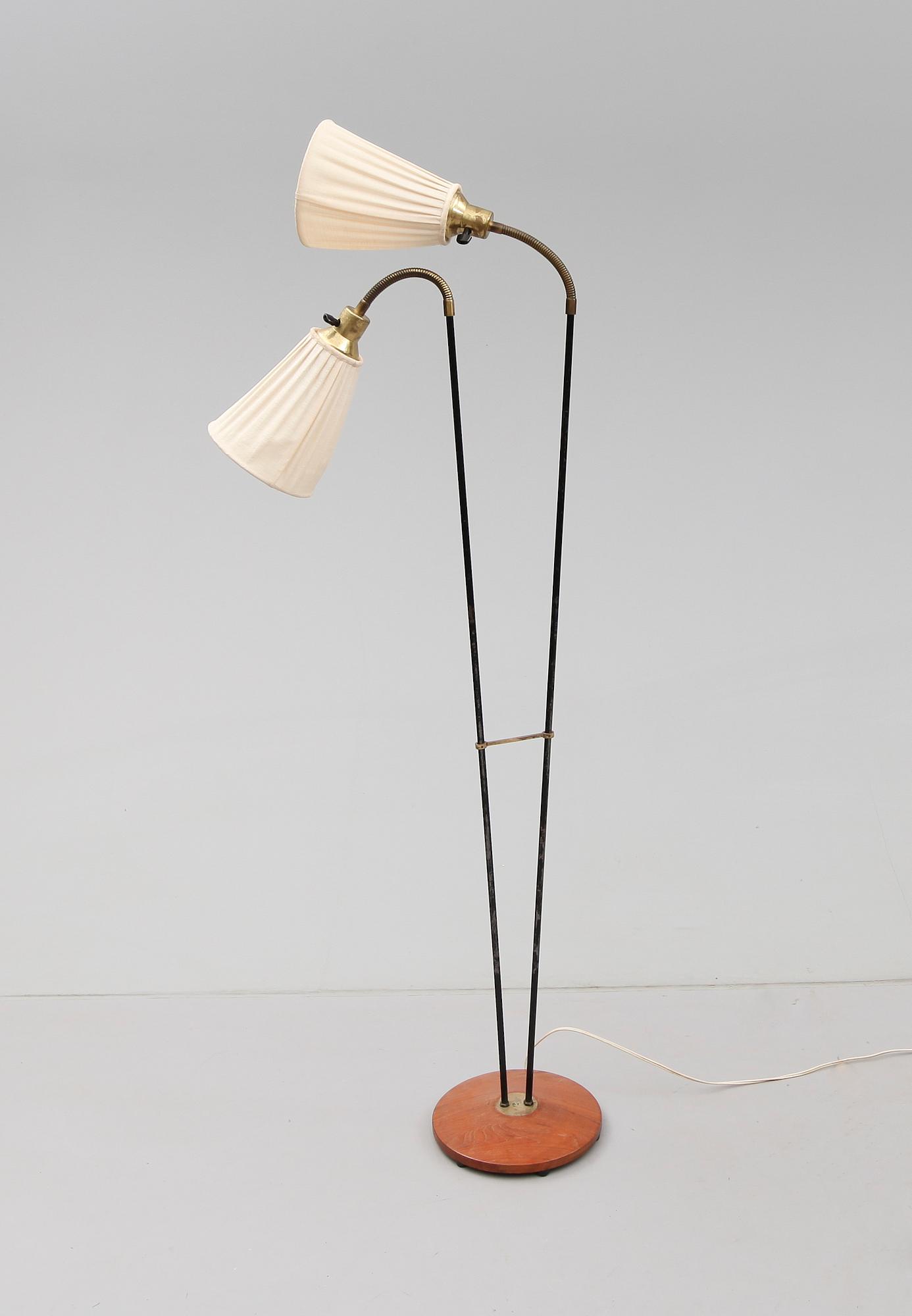 GOLVLAMPA, 1900-talets mitt.