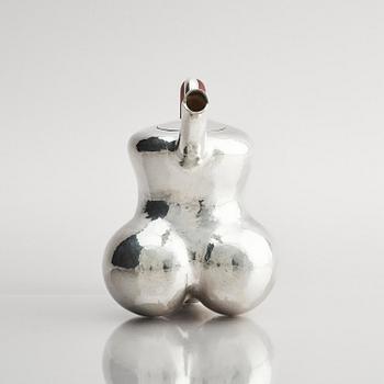Olle Ohlsson, a sterling silver teapot, Stockholm, Sweden 2001.