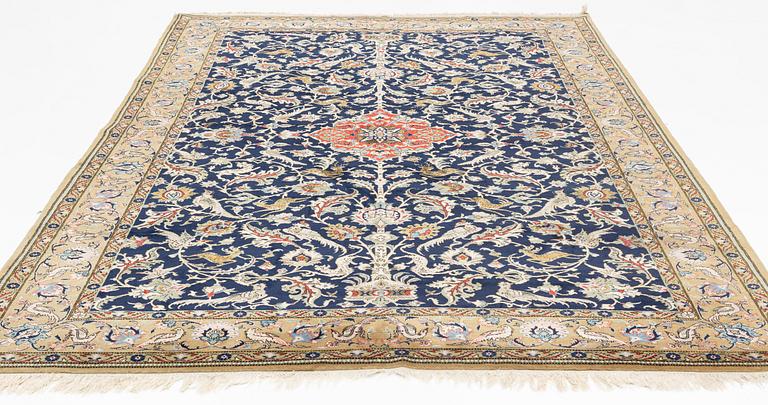 Matta, Ghom, part silk, ca 357 x 223 cm.
