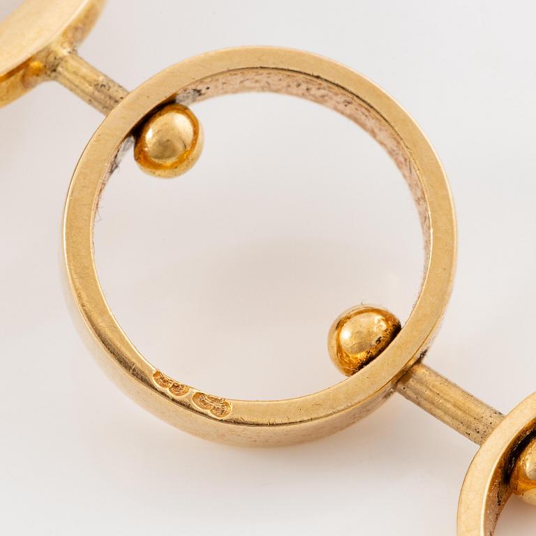 Karl-Ingemar Johansson, a necklace 18K gold with smoky quartz, Gothenburg 1963.