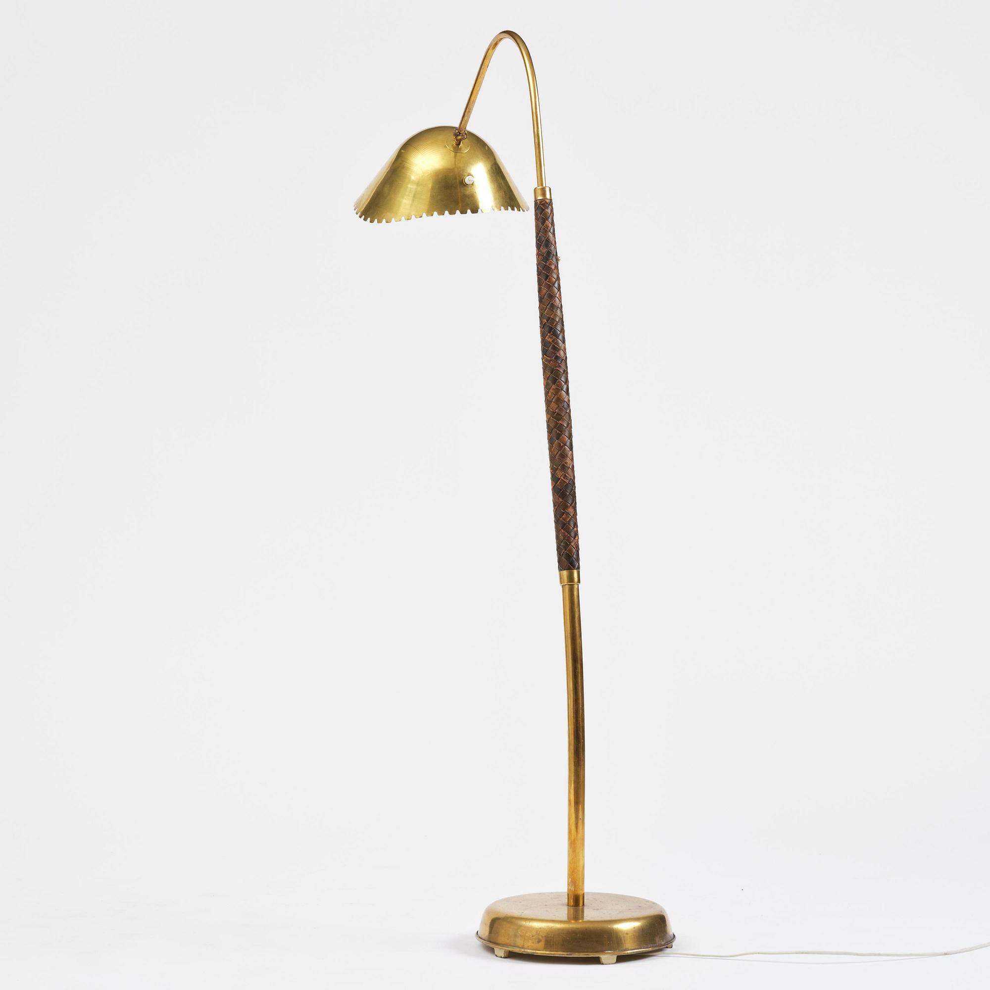 Asea, a rare Swedish Modern floor lamp model A5000, 1940s.