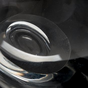 Tapio Wirkkala, konstglas, skål, signerad Tapio Wirkkala, Iittala -56.