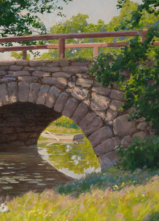 Johan Krouthén, The old bridge.