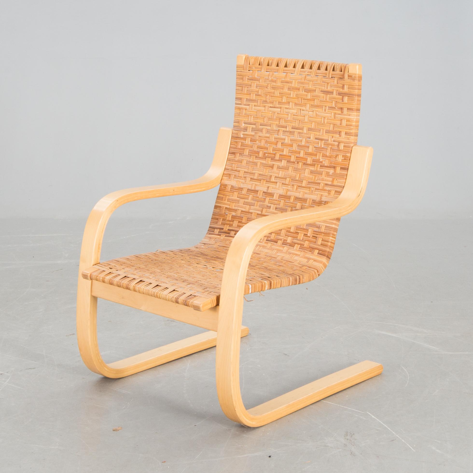 ALVAR AALTO, fåtölj, "406", Artek.