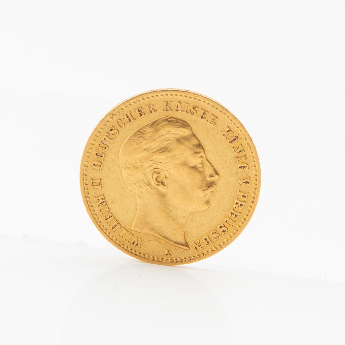 Gold coin 10 marks 1903 German Empire (Prussia) Wilhelm II.