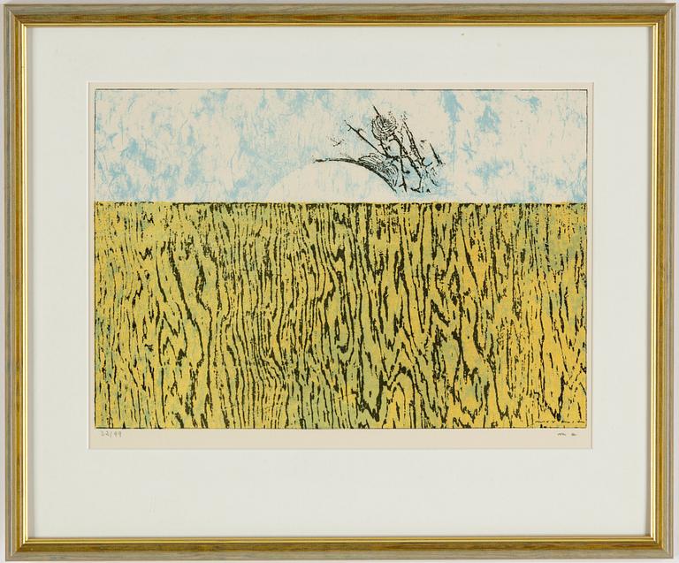 MAX ERNST, litografi, monogramsignerad med blyerts samt signerad i tryck, numrerad 32/99.