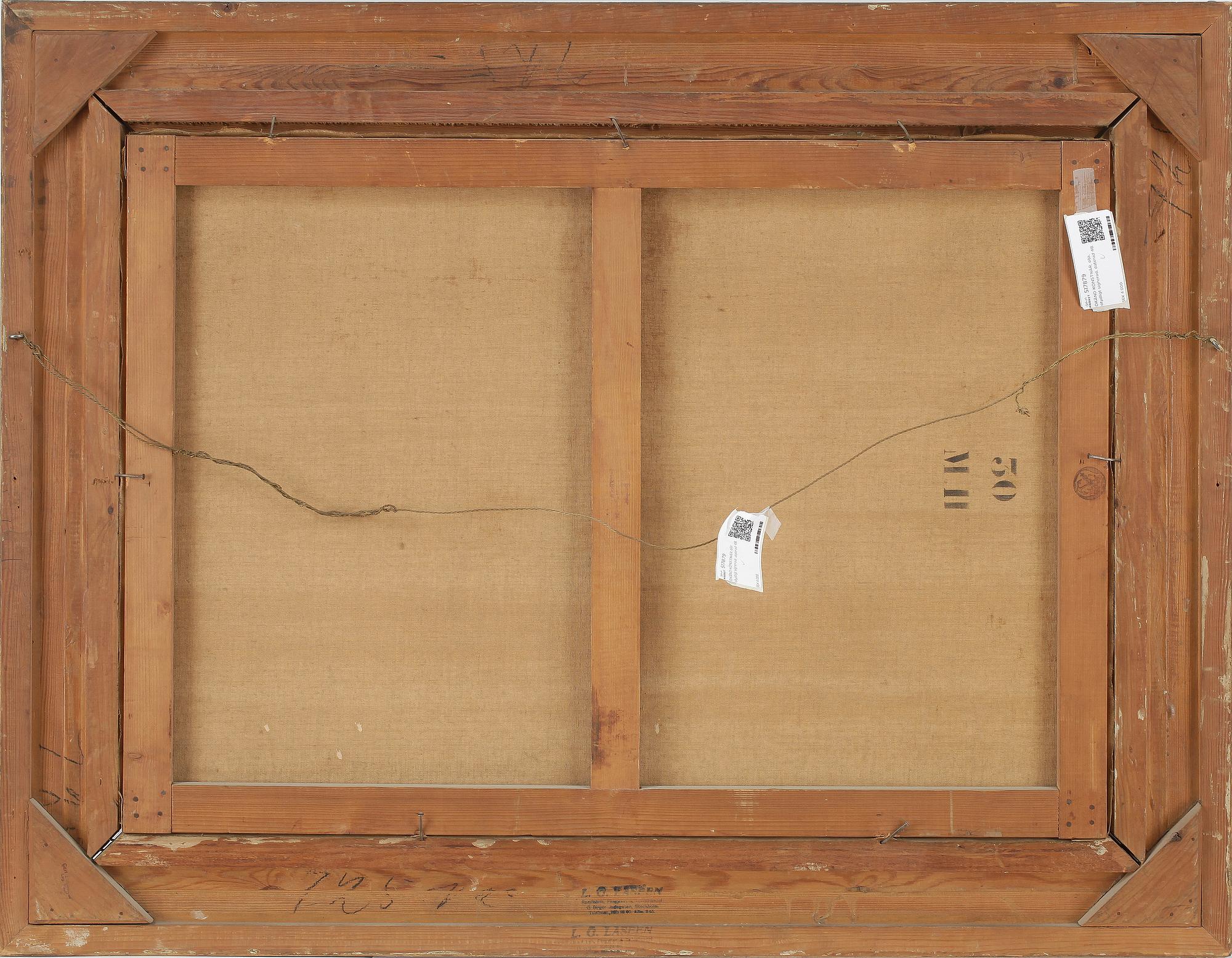 ANTON GENBERG, Olja på duk, signerad.