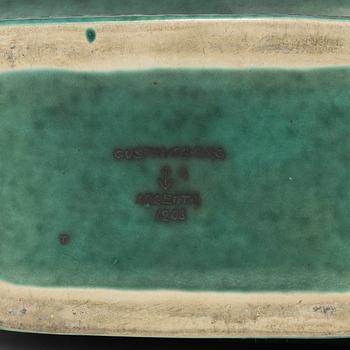 Wilhelm Kåge, lockurna, stengods, "Argenta", Gustavsberg, 1947.