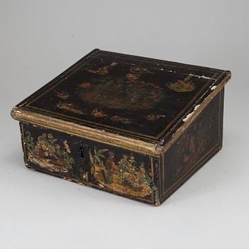 A late 18th century wooden box.