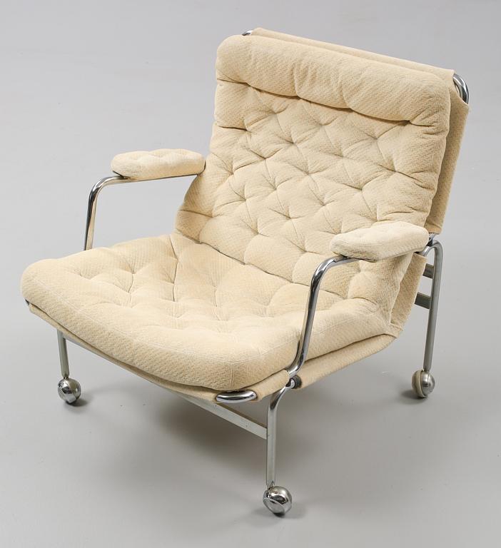 FÅTÖLJ, "Karin", Bruno Mathsson, Dux, 1900-talets andra hälft.