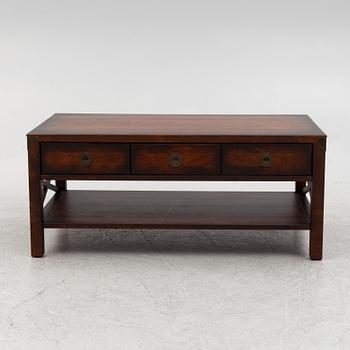 Laura Ashley Dark Chestnut Balmoral 3 Drawer Coffee Table.