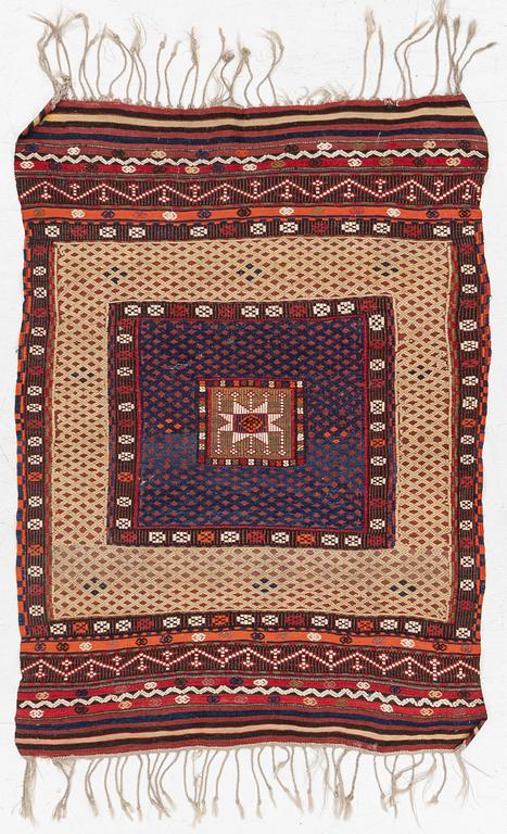 A flat weave textile, Antalya, West Anatolia, c. 164 x 119 cm.
