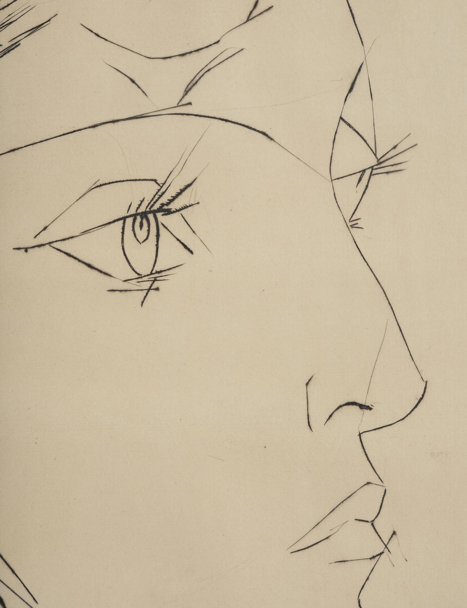 Pablo Picasso, "Portrait de Dora Maar au Chignon II".