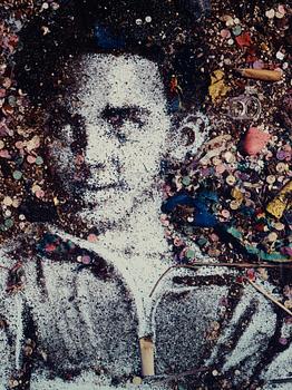 Vik Muniz, "Aftermath (Emerson) - from the project Children of Brazil", 1998.