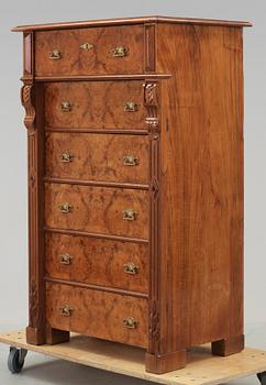 HERRBYRÅ, nyrenässans, sent 1800-tal.