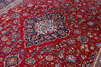 Carpet, Keshan, approx. 400 x 295 cm.